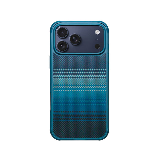 PITAKA Funda para iPhone 17 Pro – Carcasa de Fibra de Aramida ProGuard Moonrise, Protección Resistente y Ajuste Preciso