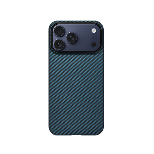 PITAKA Funda para iPhone 17 Pro – Carcasa Ultra Fina Negro/Azul, Diseño Ultraligero y Ajuste Preciso