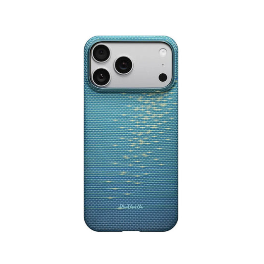 PITAKA Funda para iPhone 17 Pro Max – Carcasa Ultra Fina Lucid Blue, Diseño Ultraligero y Ajuste Preciso