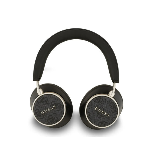Guess 4G Black Over-Ear Bluetooth Headphones – Wireless Noise-Cancelling Headphones with Microphone for Calls, Bluetooth 5.4, 40mm Drivers, Up to 45 Hours Battery Life, Integrated Control