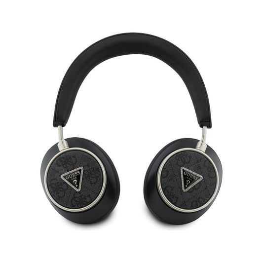 Guess Auriculares Bluetooth de Diadema – Cascos Negros con Cancelación de Ruido ENC y Logo Guess, Conexión Inalámbrica Estable y Diseño Elegante
