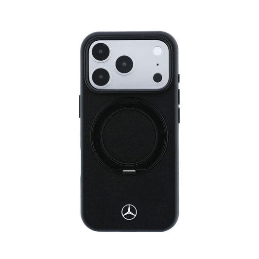 Mercedes-Benz Funda con Soporte para iPhone 17 Pro Max/18 Pro Max Compatible con MagSafe, Negro