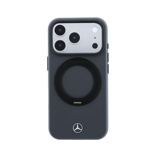 Mercedes-Benz Funda con Soporte para iPhone 17 Pro/18 Pro Compatible con MagSafe, Antracita