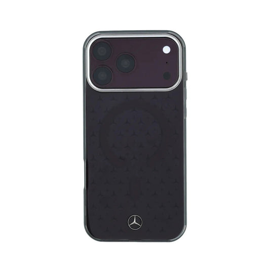 Mercedes-Benz Funda Classic para iPhone 17 Pro/18 Pro Compatible con MagSafe, Azul Marino