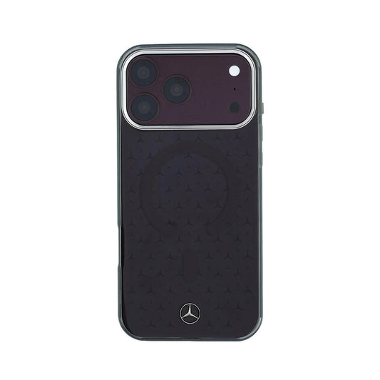 Mercedes-Benz Funda Elegance para iPhone 17 Pro Max/18 Pro Max Compatible con MagSafe, Azul Marino