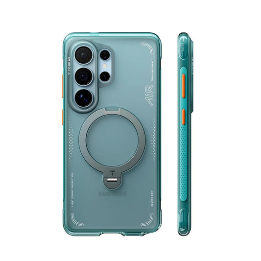 TORRAS Funda Ostand Spin Air Series Galaxy S26 Ultra Glacier Green