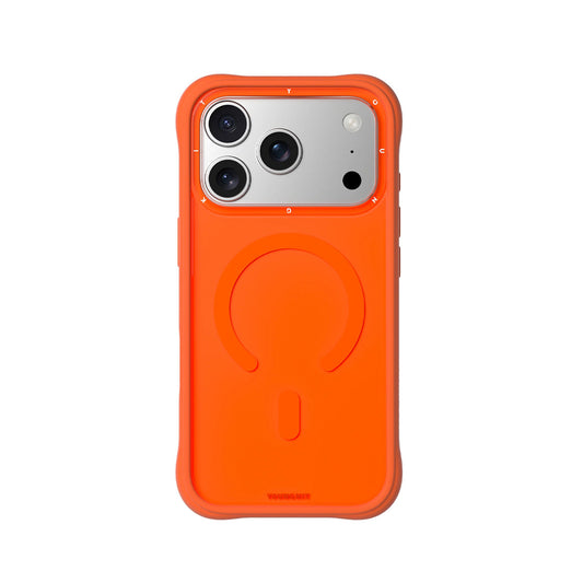 YOUNGKIT iPhone 17 Pro Max Case – Dynamic II Magnetic Orange, Modern Design and Precise Fit