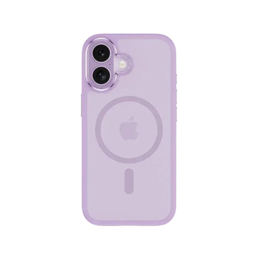 Benks Funda para iPhone 17 – Carcasa con MagSafe Lila Claro, Acabado Mate Antihuellas con Botón de Cámara y Ajuste Preciso