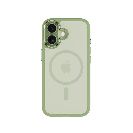 Benks Funda para iPhone 17 – Carcasa con MagSafe Verde, Acabado Mate Antihuellas con Botón de Cámara y Ajuste Preciso