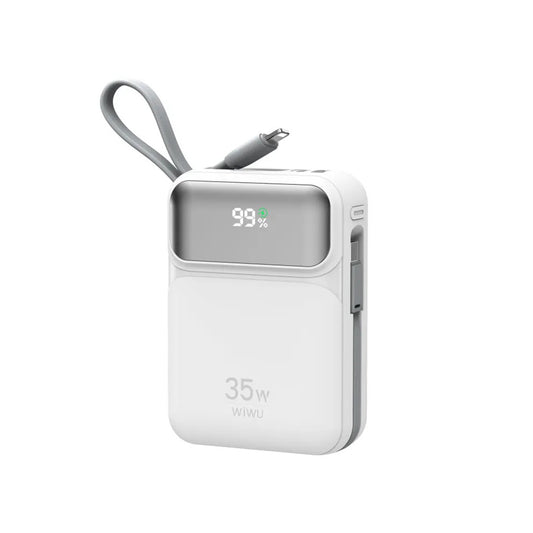 WIWU Powerbank – 10000 mAh 35W CCC Galaxy Blanco