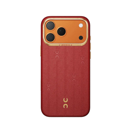 UDEMOS Funda para iPhone 17 Pro Max – Carcasa Compatible con MagSafe Wind Roja, Protección y Ajuste Preciso