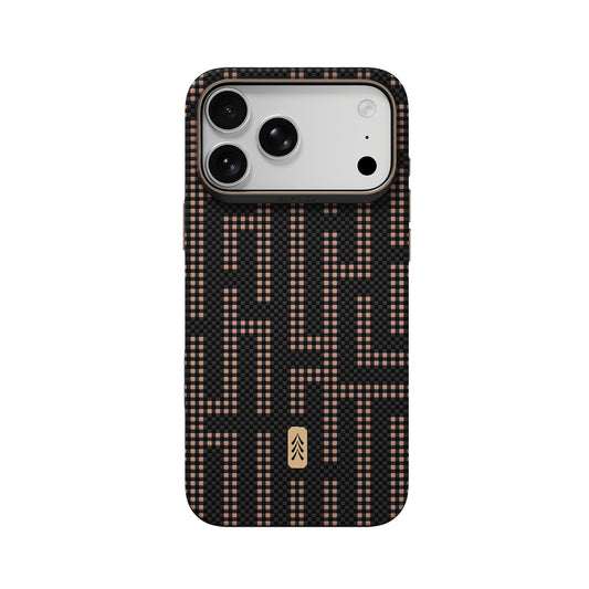 RAPTIC Funda Dual Ultra de Fibra de Aramida para iPhone 18 Pro Max Compatible con MagSafe, Grid Valor
