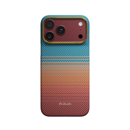 PITAKA Funda Edge de Fibra de Aramida para iPhone 18 Pro Compatible con MagSafe, California Dream