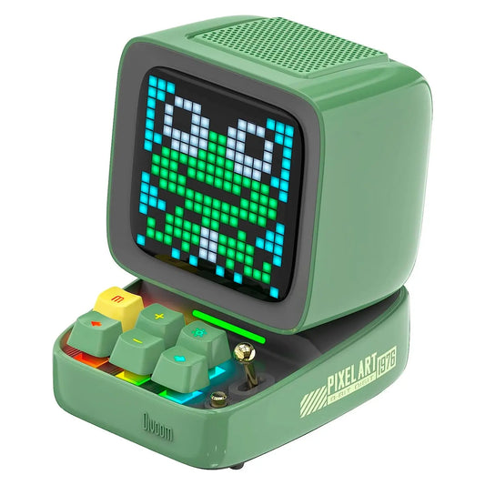 Altavoz - Retro Pixel Art con Pantalla LED RGB
