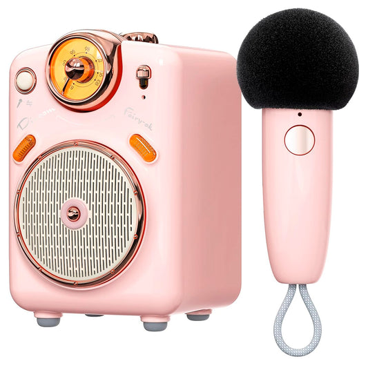 Altavoz - FAIRY-OK Micrófono Karaoke portátil Bluetooth