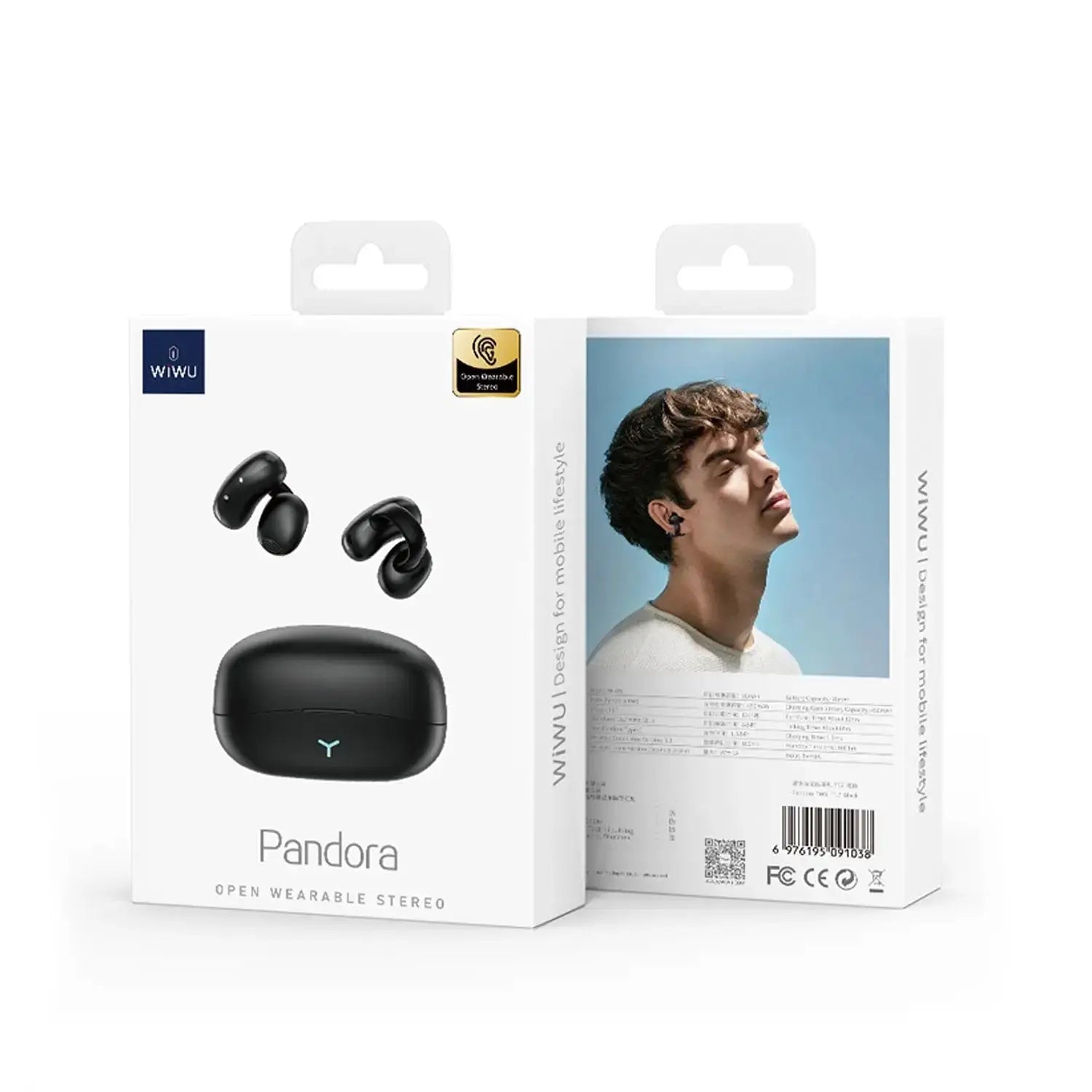 Auricular Bluetooth Pandora Negro Luxmovil
