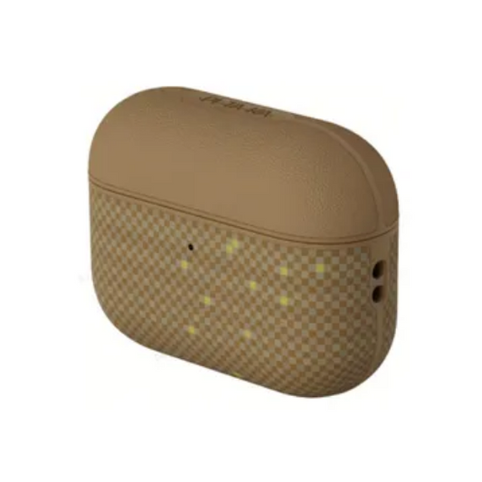 Aramid Fiber Magnetic Case for AirPods Pro3（Golden Glint）