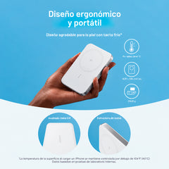 ANKER Powerbank Magnético – 10000 mAh MagGo Inalámbrico Blanco