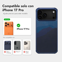 PITAKA Case for iPhone 17 Pro - ProGuard Over the Horizon Aramid Fiber Cover, Durable Protection and Precise Fit