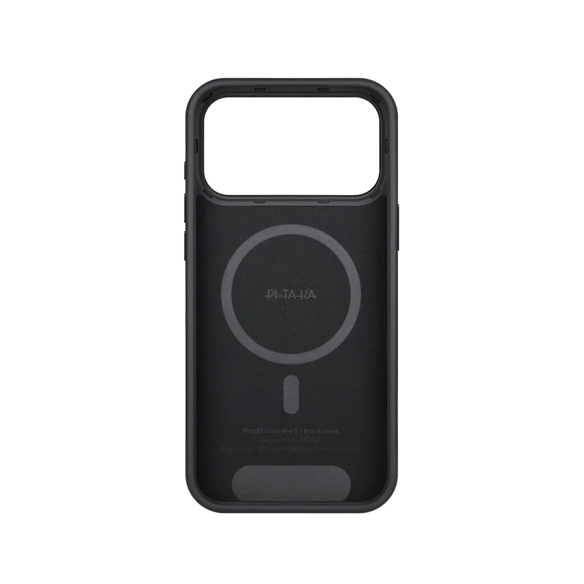 PITAKA Case for iPhone 17 Pro Max – UltraGuard Aramid Fiber Cover Black/Gray, Durable Protection and Precise Fit