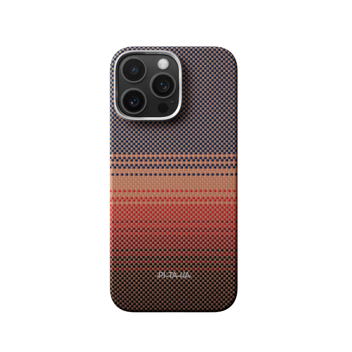 PITAKA Funda Ultra Fina PitaTap de Fibra de Aramida para iPhone 16 Pro Max Compatible con MagSafe, Sunset