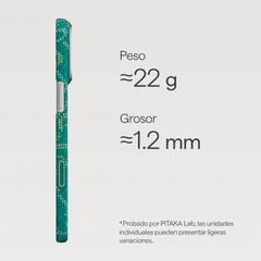PITAKA Funda para iPhone 17 Pro Max – Carcasa Ultra Fina Monogram Dorado/Verde, Diseño Ultraligero y Ajuste Preciso