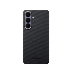 PITAKA Case for Samsung S26 – Black/Grey Twill Edge Cover, Ultra-Thin Design and Precise Fit