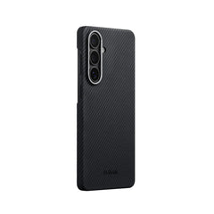 PITAKA Case for Samsung S26 – Black/Grey Twill Edge Cover, Ultra-Thin Design and Precise Fit