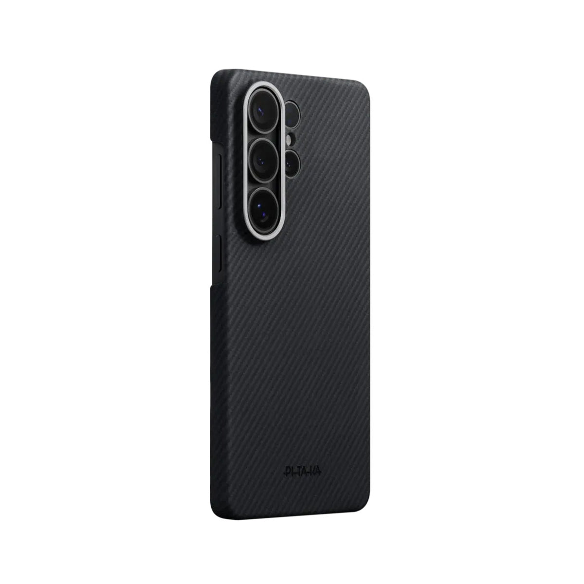 PITAKA Funda Edge de Fibra de Aramida para Galaxy S26 Ultra con Anillo Magnético, Negro/Gris Twill