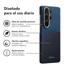 PITAKA Funda para Samsung S26 Ultra – Carcasa Edge Over the Horizon, Diseño Ultrafino y Ajuste Preciso