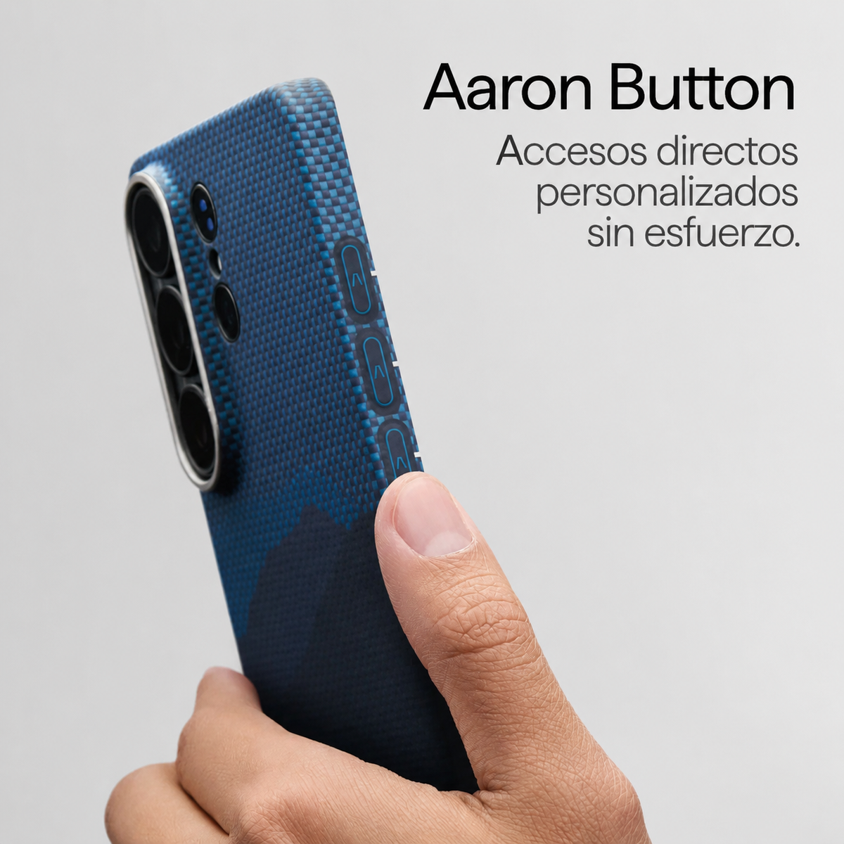 PITAKA Funda Edge de Fibra de Aramida para Galaxy S26 Ultra con Anillo Magnético, Over the Horizon
