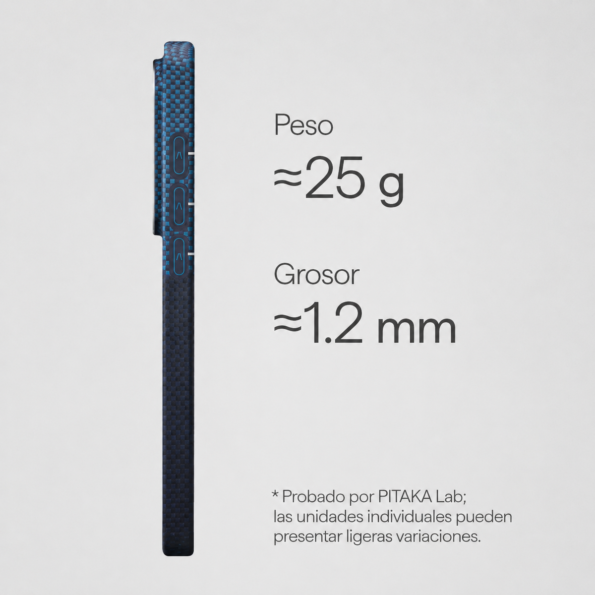 PITAKA Funda Edge de Fibra de Aramida para Galaxy S26 Ultra con Anillo Magnético, Over the Horizon