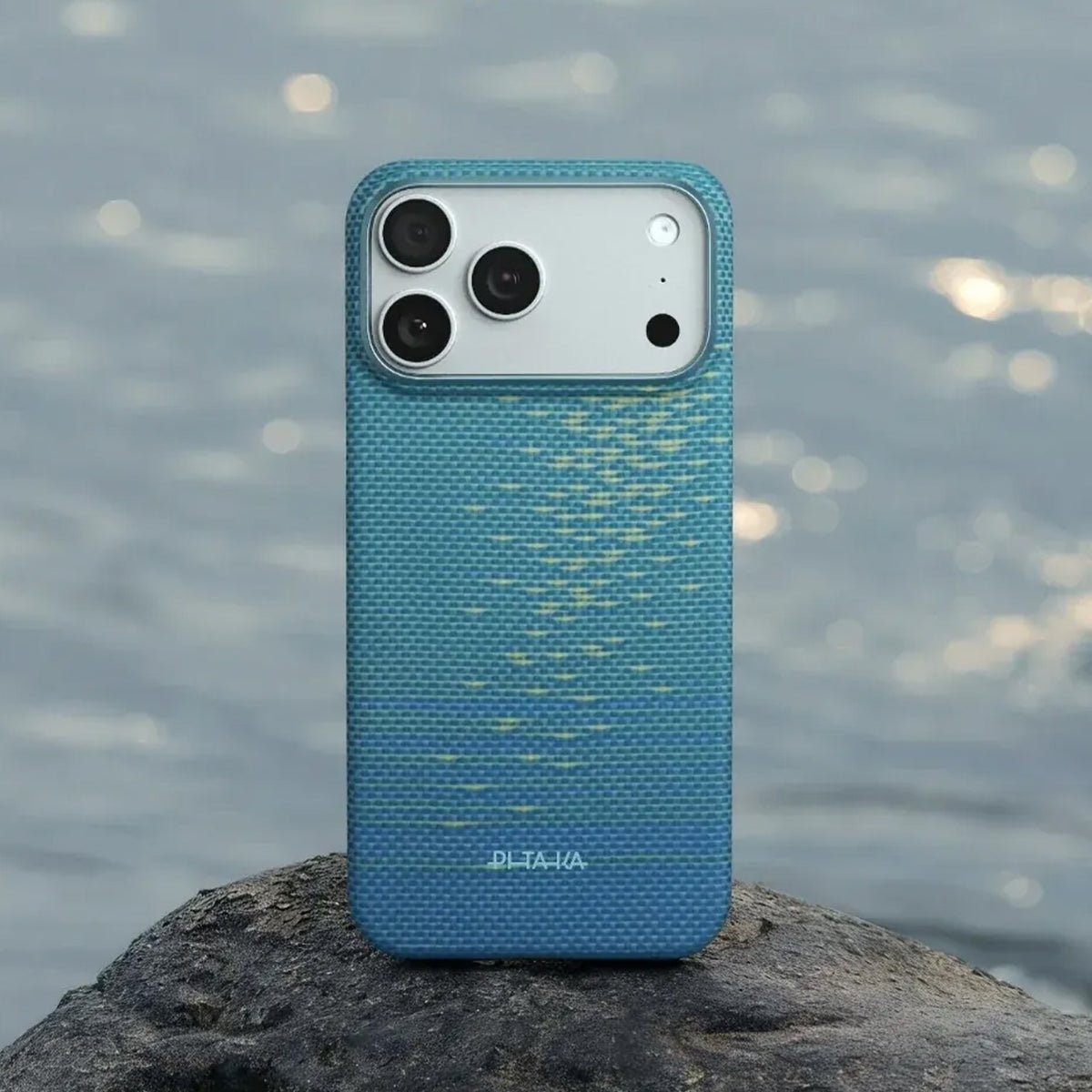 PITAKA Case for iPhone 17 Pro - Ultra-Thin Lucid Blue Case, Ultralight Design and Precise Fit