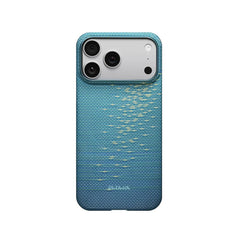 PITAKA Case for iPhone 17 Pro - Ultra-Thin Lucid Blue Case, Ultralight Design and Precise Fit