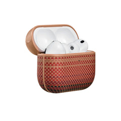 PITAKA Funda para AirPods Pro 3 – Carcasa Magnética de Fibra de Aramida Sunset, Diseño Ultraligero y Protección Segura