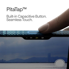PITAKA Funda Ultra Fina PitaTap de Fibra de Aramida para iPhone 16 Pro Max Compatible con MagSafe, Moonrise