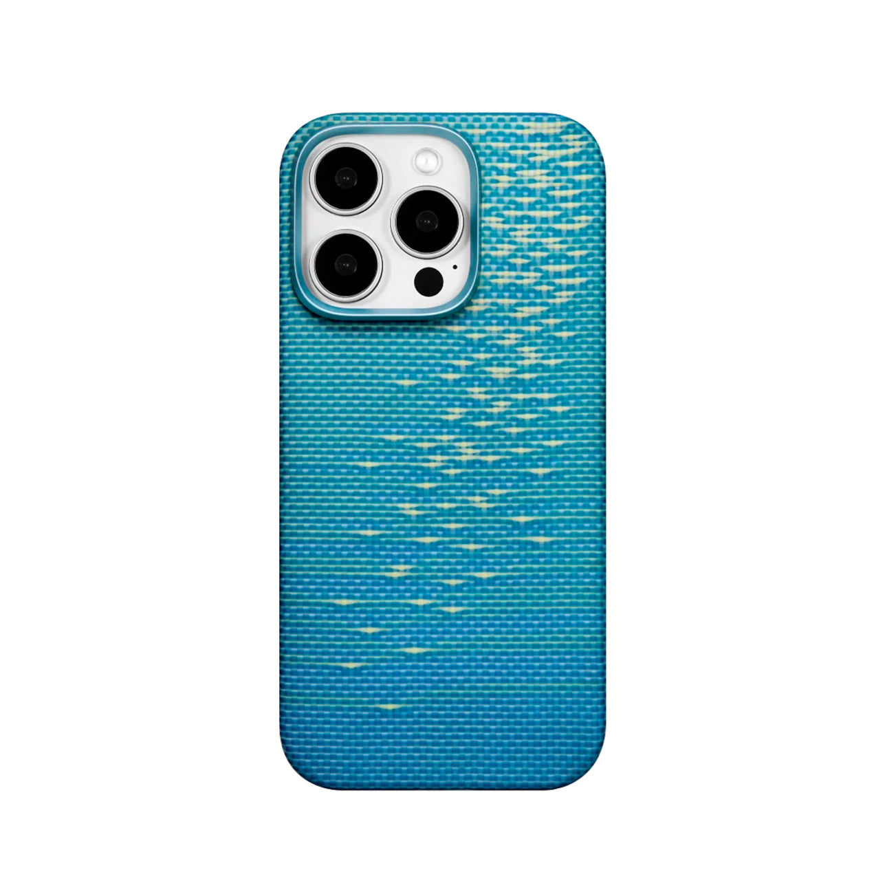 PITAKA Funda Ultra Fina de Fibra de Aramida para iPhone 16 Pro Max Compatible con MagSafe, Lucid Blue