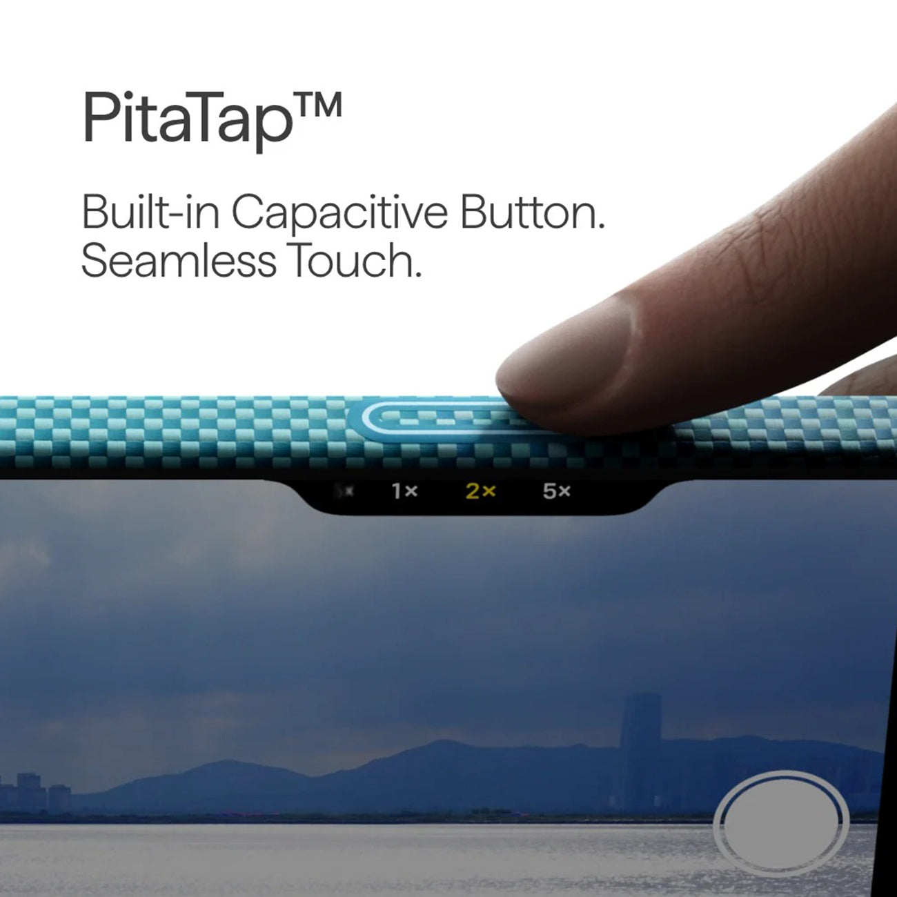 PITAKA Funda Ultra Fina de Fibra de Aramida para iPhone 16 Pro Max Compatible con MagSafe, Lucid Blue