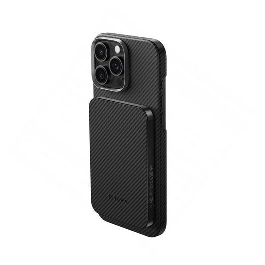 PITAKA Power Bank 5000mAh con Carga Inalámbrica Qi2, Twill