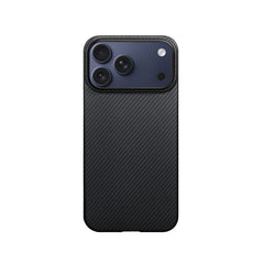 PITAKA Case for iPhone 17 Pro Max – Ultra Thin Black/Grey Case, Ultralight Design and Precise Fit