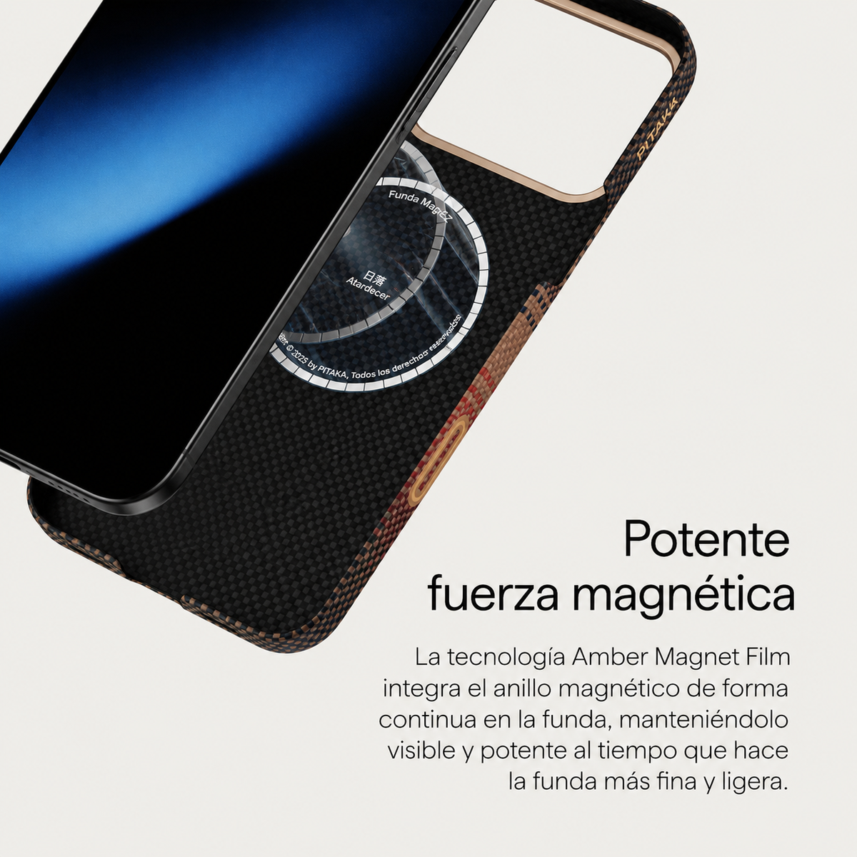 PITAKA Case for iPhone 17 Pro Max – Ultra Thin Sunset Case, Ultralight Design and Precise Fit