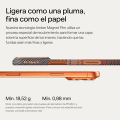 PITAKA Funda para iPhone 17 Pro Max – Carcasa Ultra Fina Sunset, Diseño Ultraligero y Ajuste Preciso