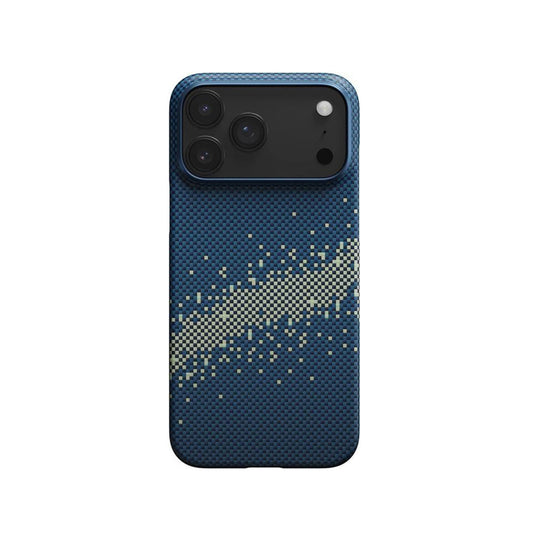 PITAKA Funda para iPhone 17 Pro – Carcasa Ultra Fina Milky Way Galaxy, Diseño Ultraligero y Ajuste Preciso