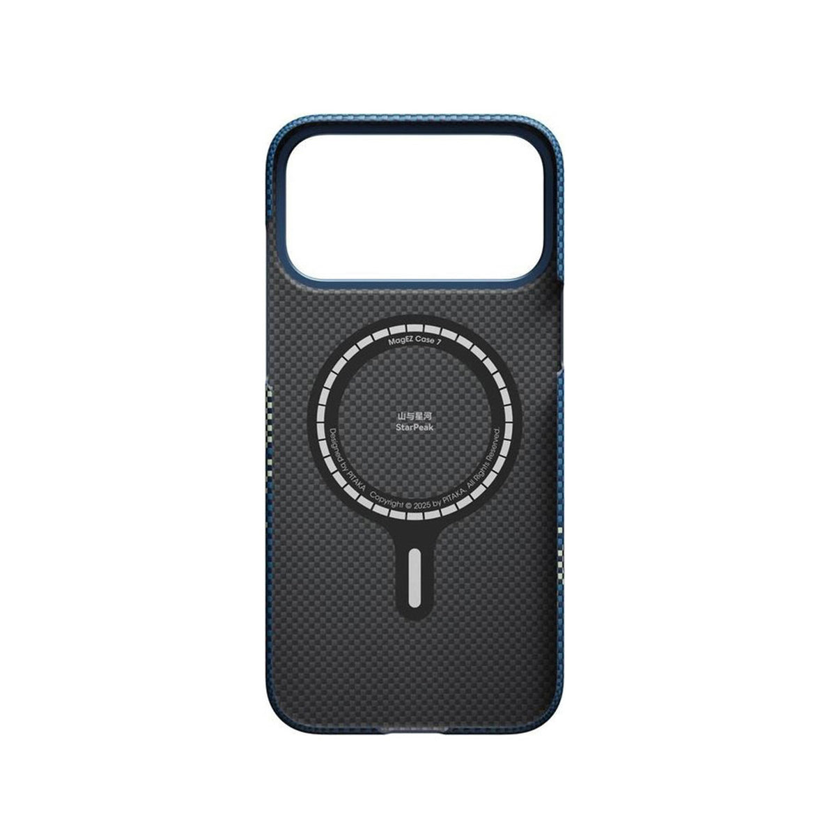 PITAKA Funda Ultra Fina de Fibra de Aramida para iPhone 17 Pro/18 Pro Compatible con MagSafe, Milky Way Galaxy