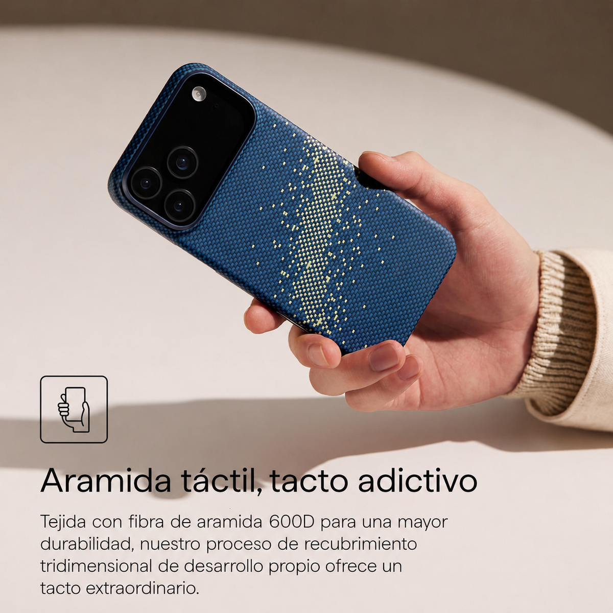 PITAKA Funda Ultra Fina de Fibra de Aramida para iPhone 17 Pro Max/18 Pro Max Compatible con MagSafe, Milky Way Galaxy