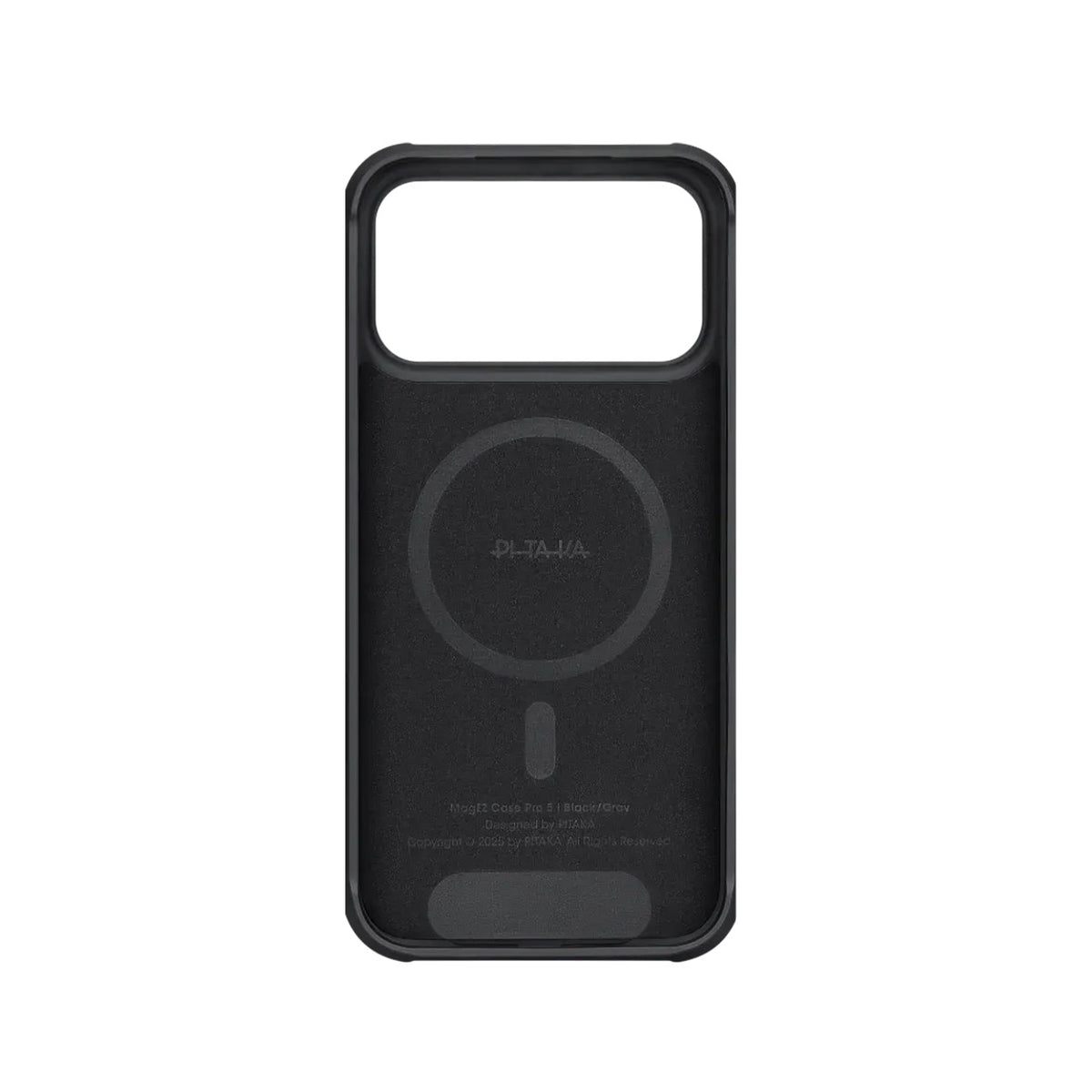 PITAKA Funda ProGuard de Fibra de Aramida para iPhone 17 Pro/18 Pro Compatible con MagSafe, Negro/Gris