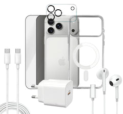 APOKIN Pack 7 en 1 para iPhone 17 Pro Max: Funda Magnética + Kit Completo de Accesorios