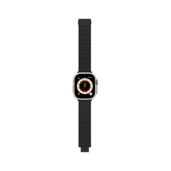 Carbon Fiber Watch Band for Apple Watch - Modern（Black/Grey Twil）