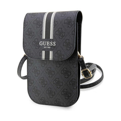 Guess Bandolera Universal para Teléfono – Bolso Negro 4G con Correa Ajustable y Tarjetero Integrado, Diseño Elegante y Ajuste Universal