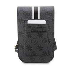 Guess Bandolera Universal para Teléfono – Bolso Negro 4G con Correa Ajustable y Tarjetero Integrado, Diseño Elegante y Ajuste Universal